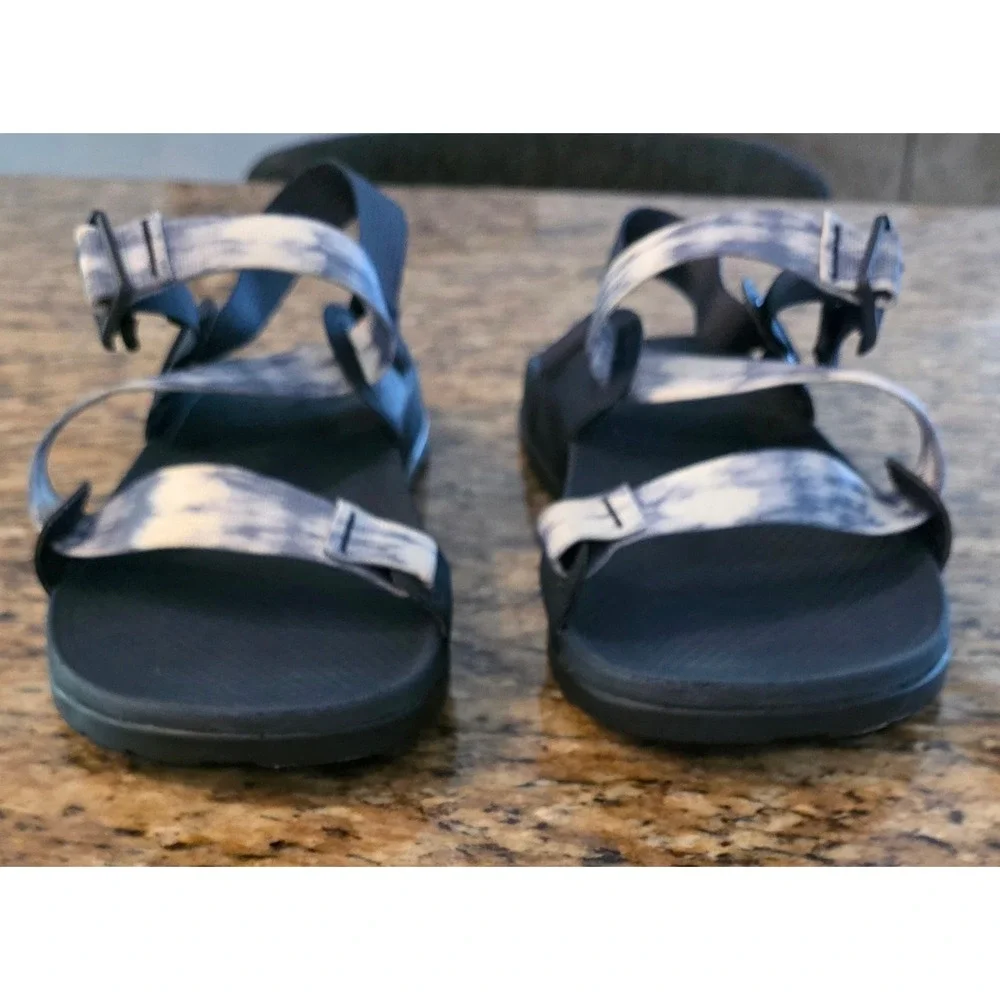 Chaco Z/Volv 2 Mens Sandals Size 12 Blue White Tie Dye Hiking Strappy